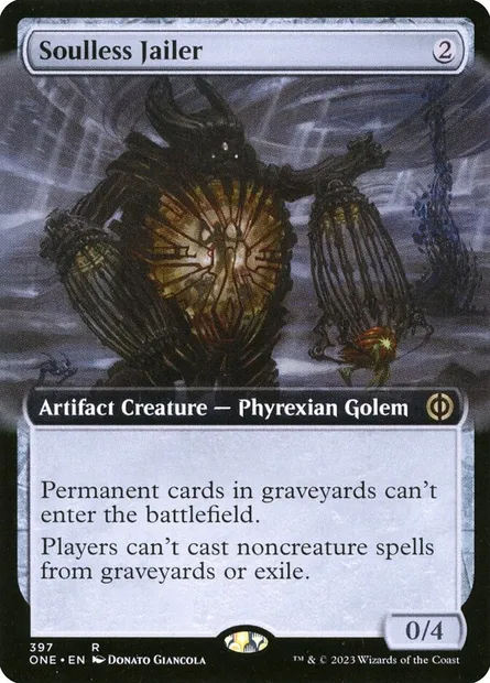 Soulless Jailer, Magic card ONE 397 — Phyrexia: All Will Be One set