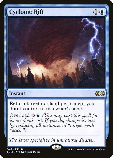 Cyclonic Rift, Magic card 2XM 47 — Double Masters set