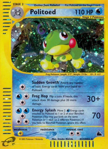 Tarpaud, carte Pokémon SK H23 — extension Skyridge