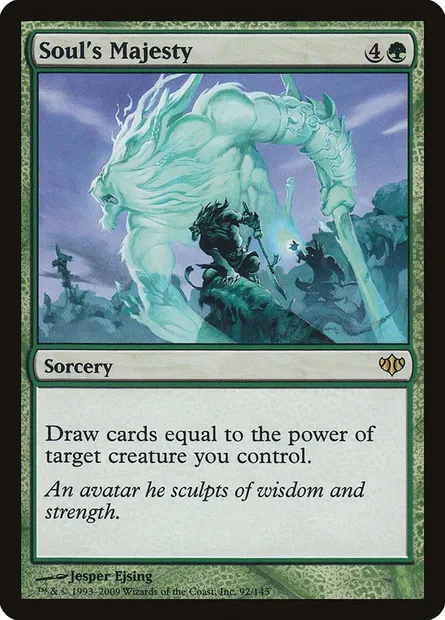 Soul's Majesty, Magic card CON 92 — Conflux set