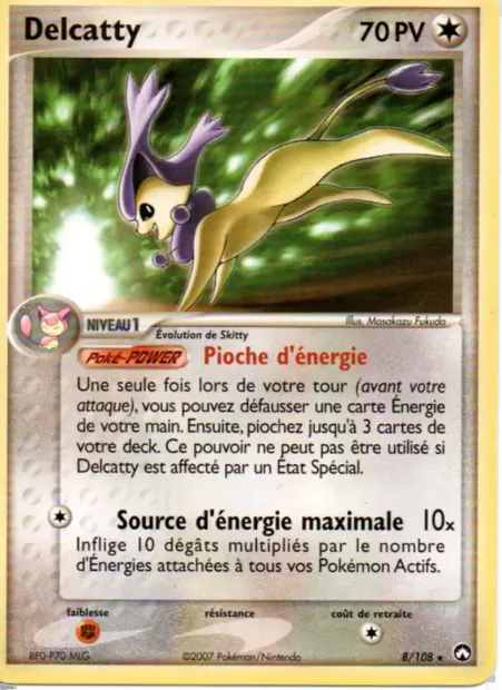 Delcatty, carte Pokémon PK 8 — extension EX Gardiens du Pouvoir