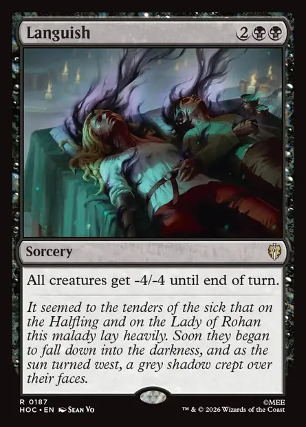 Languish, Magic card HOC 187 — The Hobbit Eternal set