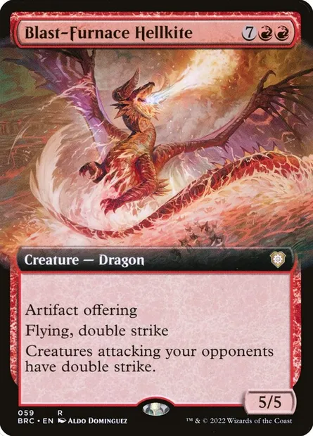 Escouflenfer du fourneau, carte Magic BRC 59 — extension The Brothers' War Commander