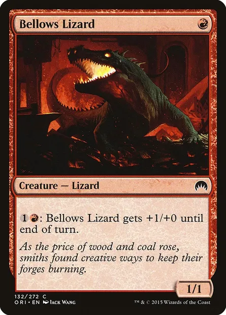 Bellows Lizard, Magic card ORI 132 — Magic Origins set