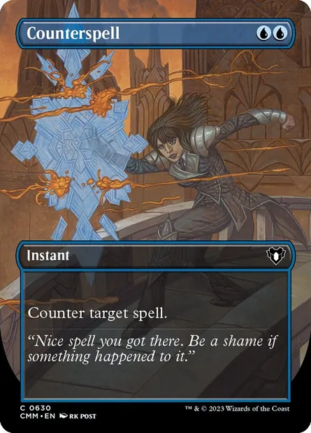 Counterspell, Magic card CMM 630 — Commander Masters set