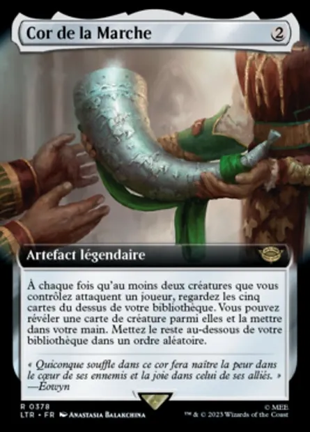 Cor de la Marche, carte Magic LTR 378 — extension Le Seigneur des Anneaux : chroniques de la Terre du Milieu
