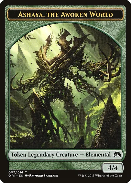 Ashaya, the Awoken World, Magic card TORI 7 — Magic Origins Tokens set