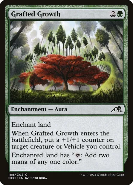 Grafted Growth, Magic card NEO 188 — Kamigawa: Neon Dynasty set