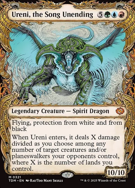 Ureni, the Song Unending, Magic card TDM 321 — Tarkir: Dragonstorm set
