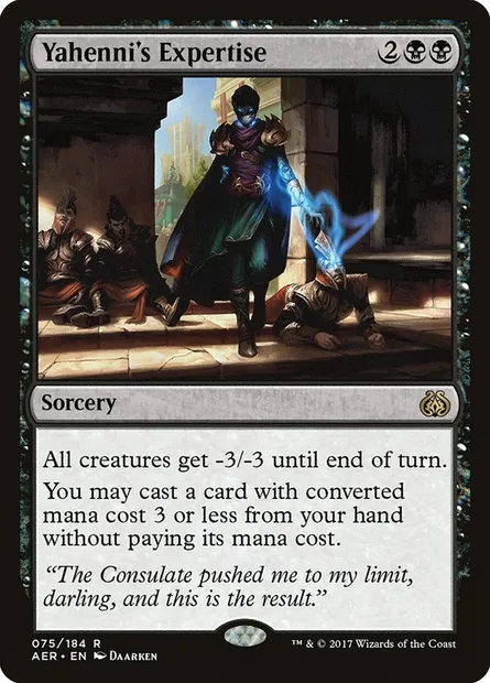 Yahenni's Expertise, Magic card AER 75 — Aether Revolt set