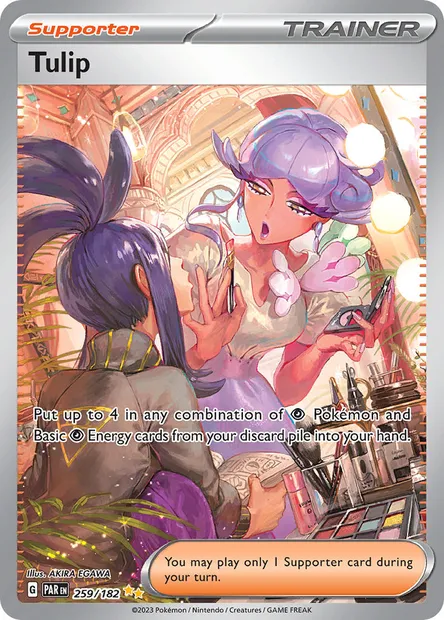 Tulip, Pokémon card PAR 259 — Paradox Rift set