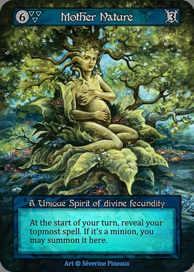Mother Nature, carte Sorcery ALP 107 — extension Alpha