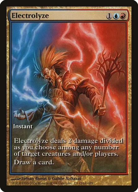 Electrolyze, Magic card PCMP 1 — Champs and States set