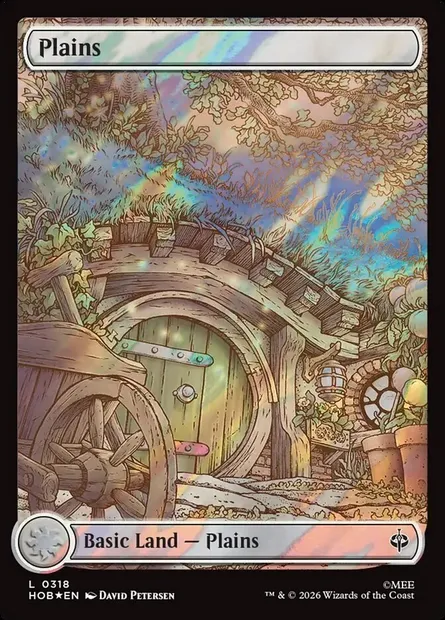 Plains, Magic card HOB 318 — The Hobbit set