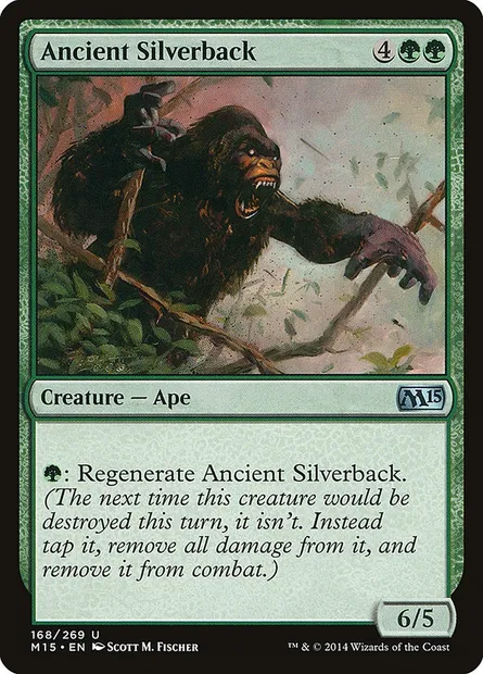 Ancient Silverback, Magic card M15 168 — Magic 2015 set