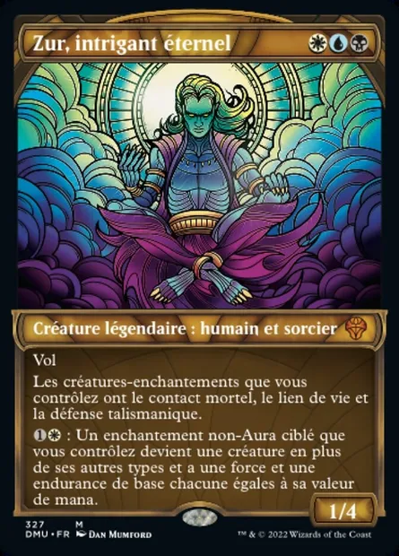 Zur, intrigant éternel, carte Magic DMU 327 — extension Dominaria Uni