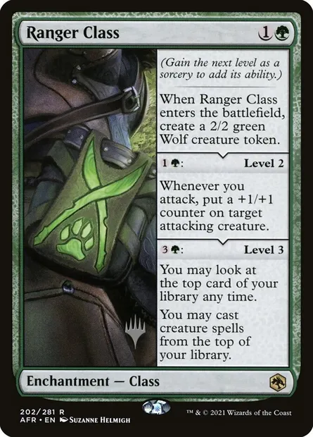 Ranger Class, Magic card PAFR 202p — Adventures in the Forgotten Realms Promos set