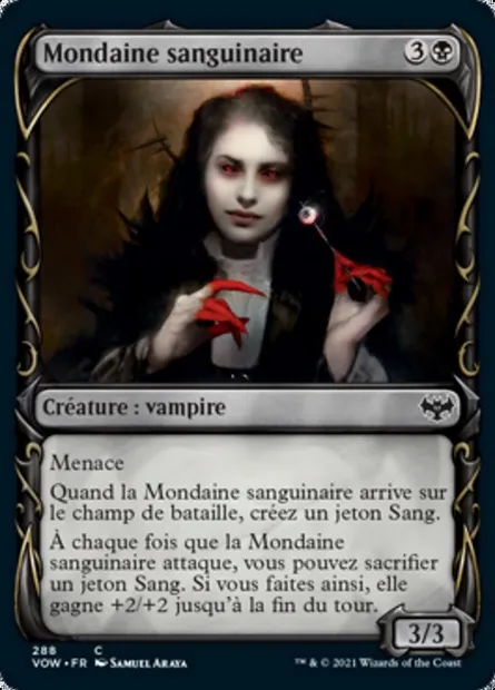 Mondaine sanguinaire, carte Magic VOW 288 — extension Innistrad : noce écarlate