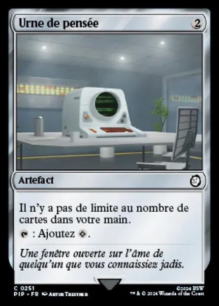Urne de pensée, carte Magic PIP 251 — extension Fallout