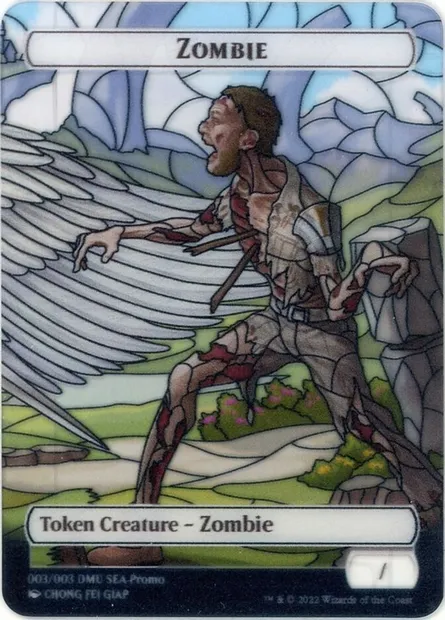Zombie, Magic card PTDMU 3 — Dominaria United Southeast Asia Tokens set