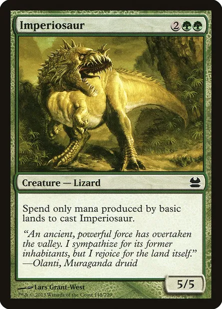 Imperiosaur, Magic card MMA 148 — Modern Masters set
