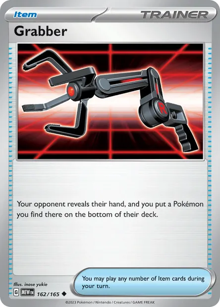 Grabber, Pokémon card MEW 162 — 151 set