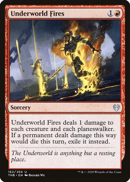Underworld Fires, Magic card THB 162 — Theros Beyond Death set