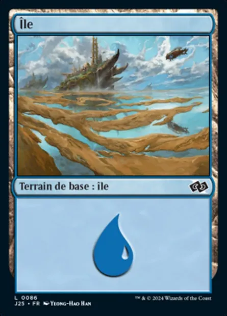 Île, carte Magic J25 86 — extension Foundations Jumpstart