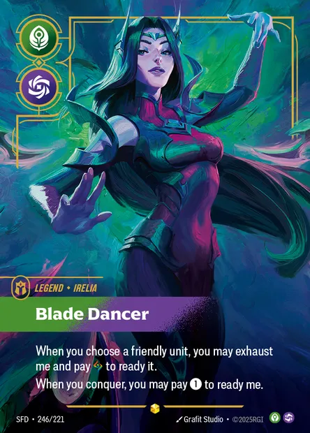 Blade Dancer, Riftbound card SFD 246 — Spiritforged set