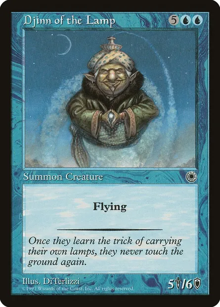 Djinn de la lampe, carte Magic POR 52 — extension Portal