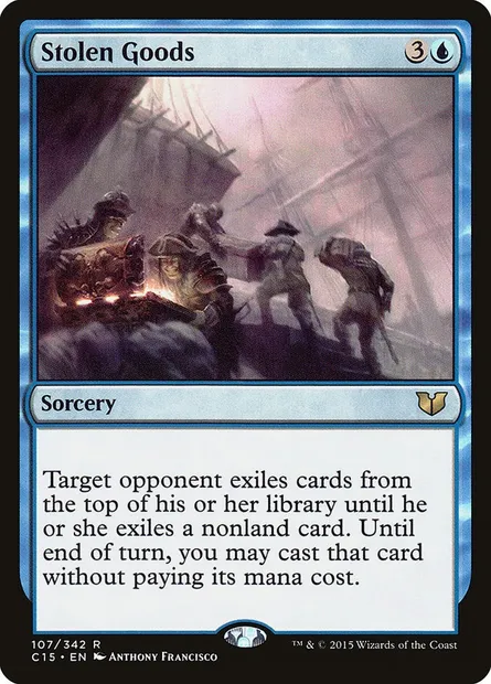 Stolen Goods, Magic card C15 107 — Commander 2015 set
