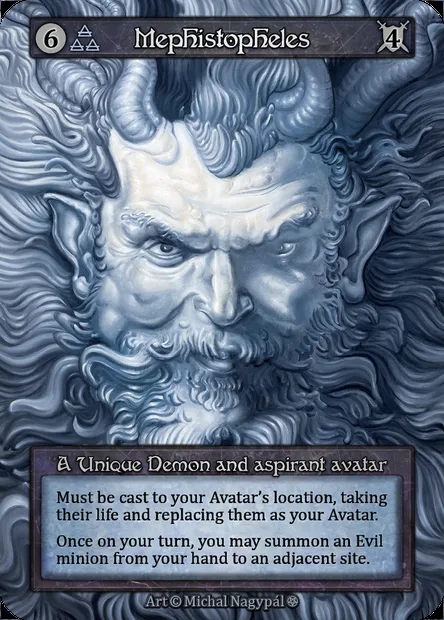 Mephistopheles, Sorcery card GOT 125 — Gothic set
