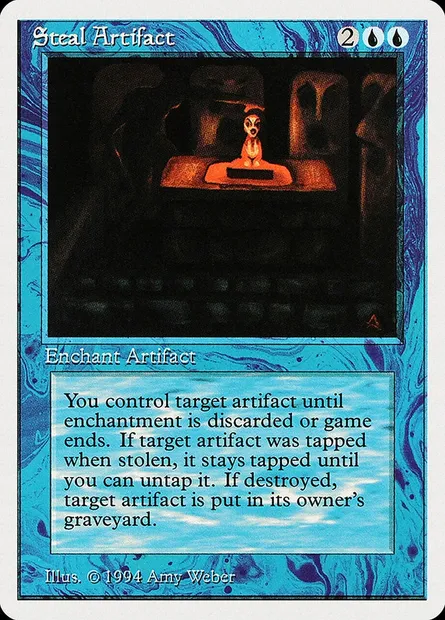 Vol d'artefact, carte Magic SUM 84 — extension Summer Magic / Edgar