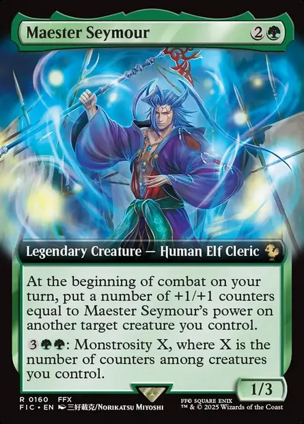 Maester Seymour, Magic card FIC 160 — Final Fantasy Commander set