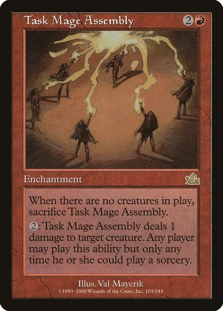 Task Mage Assembly, Magic card PCY 105 — Prophecy set