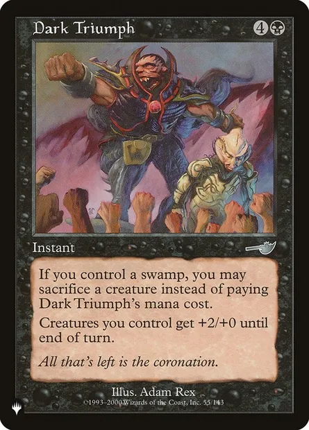 Dark Triumph, Magic card PLST NEM-55 — The List set