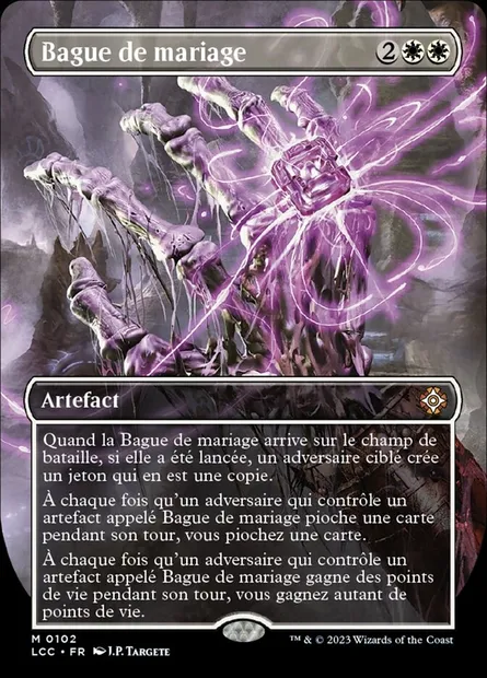 Bague de mariage, carte Magic LCC 102 — extension The Lost Caverns of Ixalan Commander