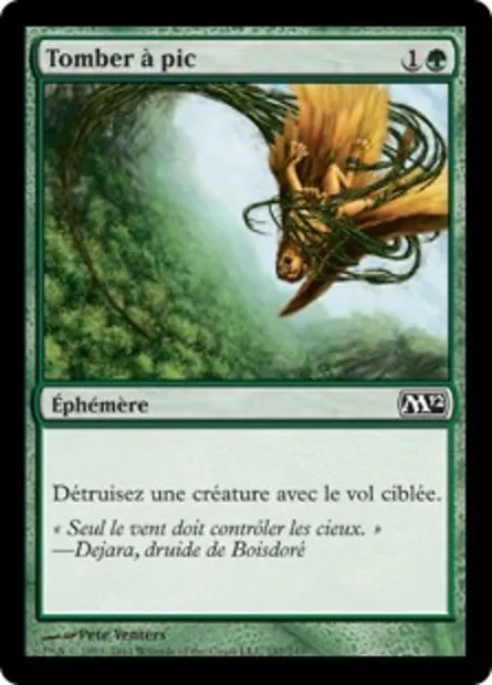 Tomber à pic, carte Magic M12 187 — extension Magic 2012
