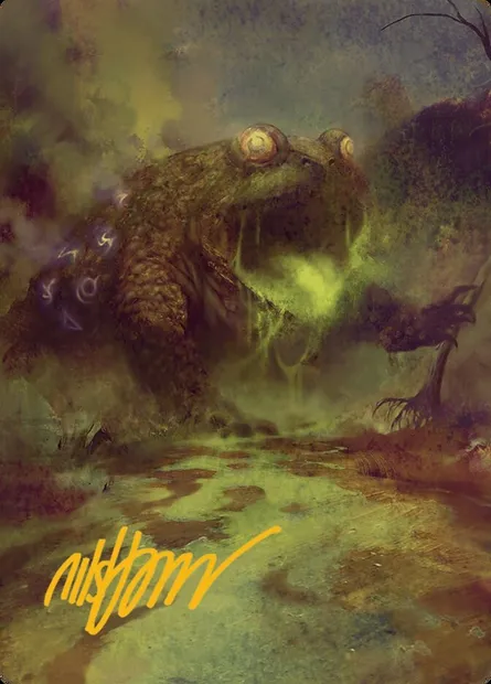 The Gitrog Monster // The Gitrog Monster, carte Magic ABLB 52 — extension Bloomburrow Art Series
