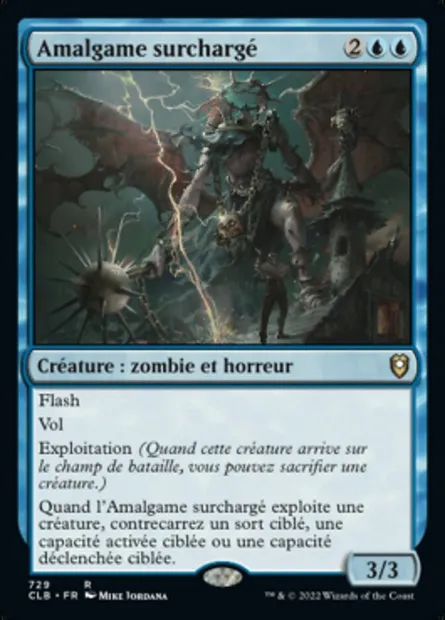 Amalgame surchargé, carte Magic CLB 729 — extension Commander Légendes : la bataille de la Porte de Baldur