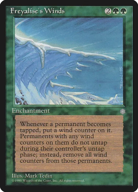 Freyalise's Winds, Magic card ICE 241 — Ice Age set