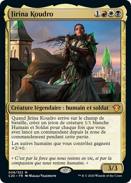 Jirina Koudro, carte Magic C20 8 — extension Commander 2020