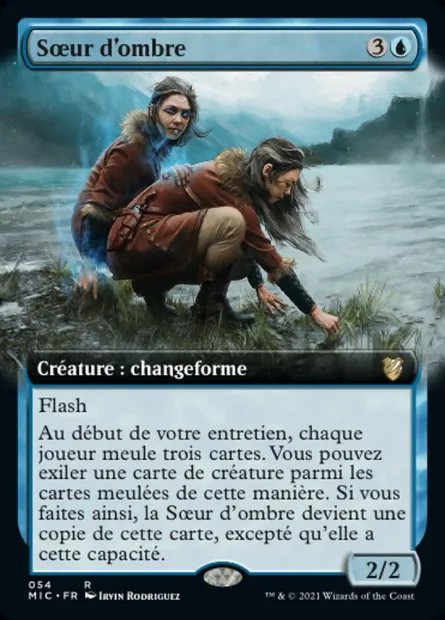 Sœur d'ombre, carte Magic MIC 54 — extension Midnight Hunt Commander