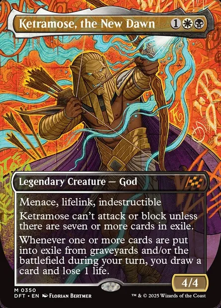 Ketramose, the New Dawn, Magic card DFT 350 — Aetherdrift set