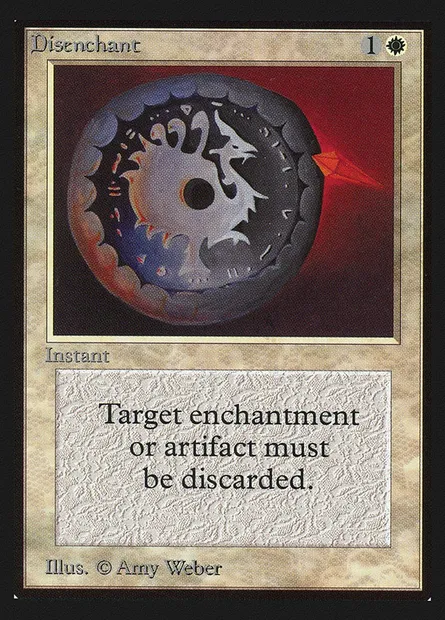 Désenchantement, carte Magic CEI 19 — extension Intl. Collectors' Edition