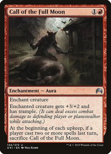 Call of the Full Moon, Magic card ORI 134 — Magic Origins set