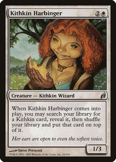 Kithkin Harbinger, Magic card LRW 26 — Lorwyn set
