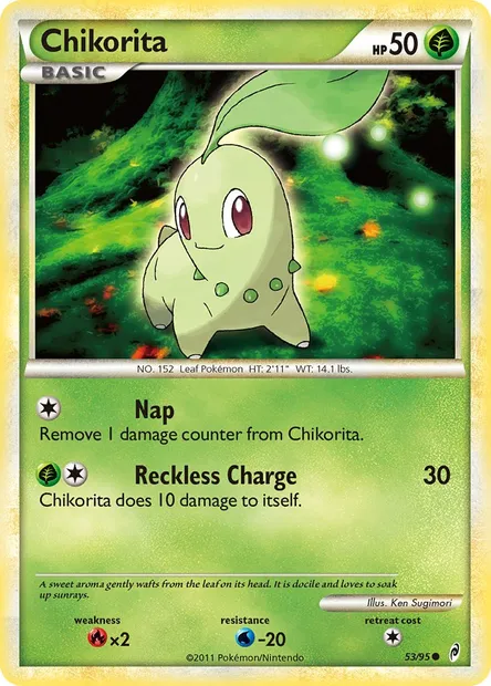 Germignon, carte Pokémon CL 53 — extension L'appel des Légendes
