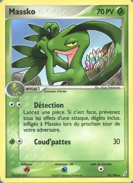 Massko, carte Pokémon CG 32 — extension EX Gardiens de Cristal