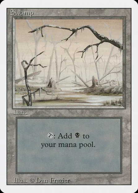 Marais, carte Magic 3ED 299 — extension Revised Edition